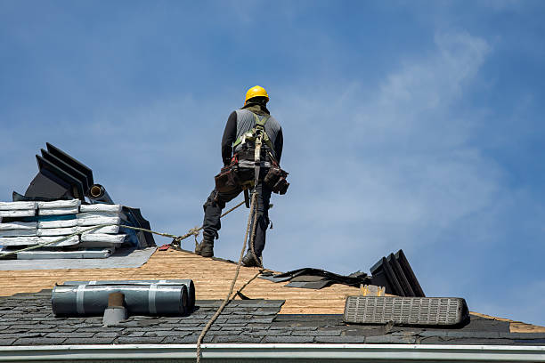 Professional Storm Damage Roof Repair technician working in Wyncote, PA